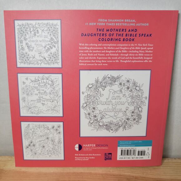 BOOK The Mothers and Daughters of the Bible Speak Coloring Book (paperback) NEW - Picture 3 of 3